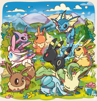 Eevee evolutions