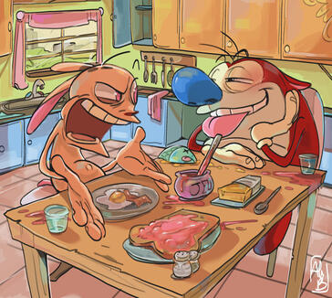 Ren and Stimpy